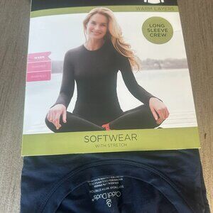 Cuddl  Duds Black Softwear Size S
